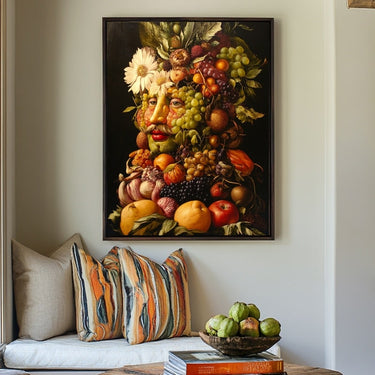 Peinture Fruit Visage